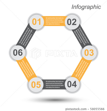 Info-graphic design template. Info-graphic design template. 58055566