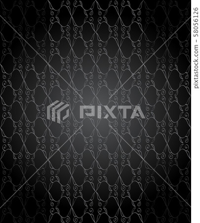 Seamless vintage wallpaper with dark color tones. Seamless vintage wallpaper with dark color tones. 58056126