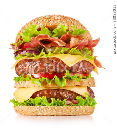 Double cheeseburger Double cheeseburger 58058015