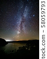 Lake Mashu and Milky Way [Hokkaido] 58059793