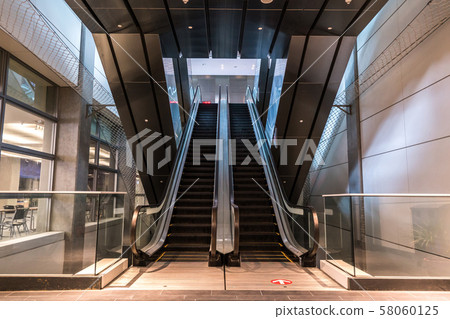 Automatic ladder in the building 58060125