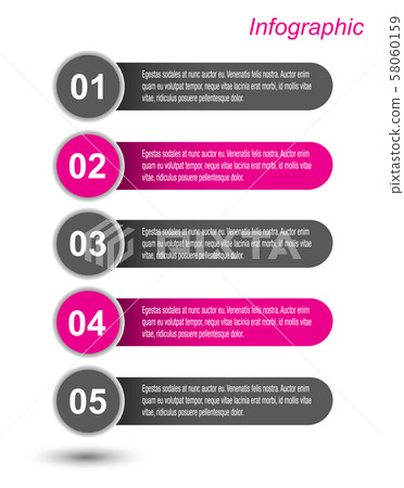 Info-graphic design template.  58060159