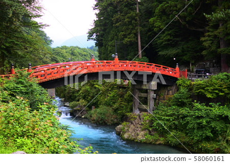 日光神橋和大谷河 日光神橋和大谷河 58060161