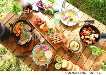 Camping meal 58060373