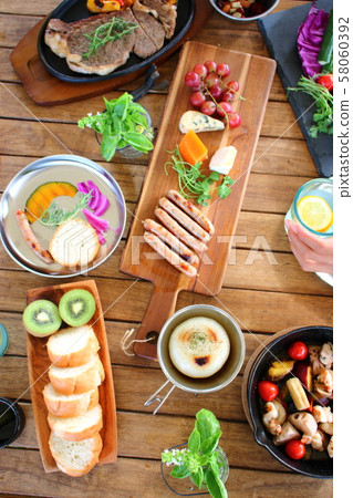 Camping meal 58060392