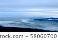 Blue sea of clouds 58060700