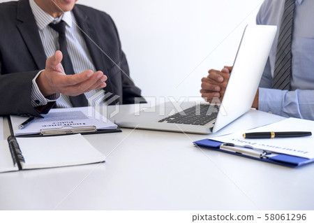 Agent man presentation and consulting life 58061296