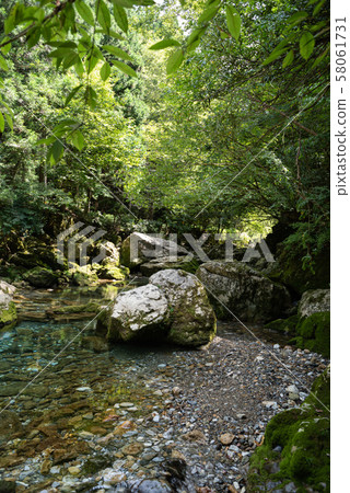 Hirahara river underwater water Hirahara river underwater water 58061731