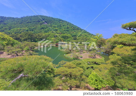 [香川縣]鮮綠色的栗林公園 58063980