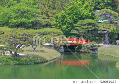 [香川縣]鮮綠色的栗林公園 58063981