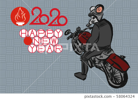 New Year's card_Yoko_ Mouse New Year's card_Yoko_ Mouse 58064324