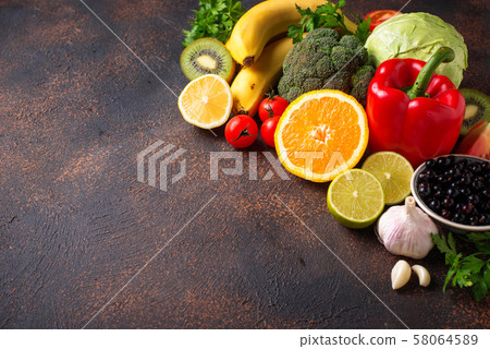 Food containing vitamin C. Healthy eating Food containing vitamin C. Healthy eating 58064589