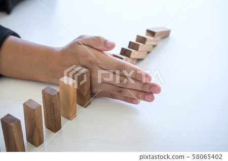 Risk and Strategy in Business, Image of hand 58065402