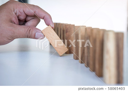 Risk and Strategy in Business, Image of hand 58065403