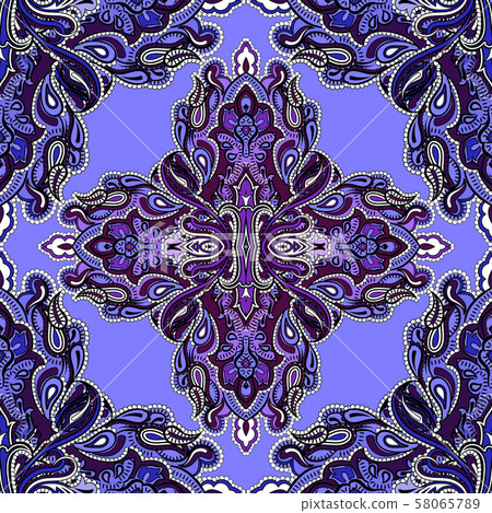 Indian Traditional paisley pattern Indian Traditional paisley pattern 58065789