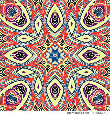 Traditional paisley pattern Traditional paisley pattern 58066232