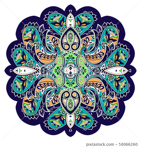 Traditional paisley pattern Traditional paisley pattern 58066260