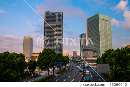 Yokohama cityscape in Japan View of Yokohama's new skyscrapers Yokohama cityscape in Japan View of Yokohama's new skyscrapers 58066640