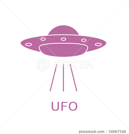 UFO vector icon Alien space ship. World UFO day. 58067588