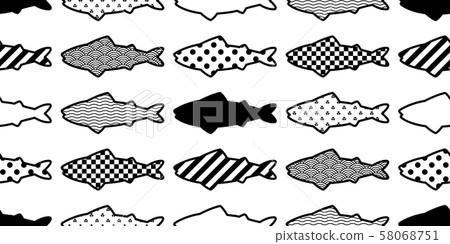 fish Seamless pattern vector salmon tuna shark doodle cartoon stripes checked heart polka dot valentine dolphin whale ocean sea scarf isolated repeat wallpaper tile background illustration design fish Seamless pattern vector salmon tuna shark doodle cartoon stripes checked heart polka dot valentine dolphin whale ocean sea scarf isolated repeat wallpaper tile background illustration design 58068751