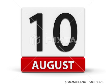 Cubes calendar 10th August Cubes calendar 10th August 58069476