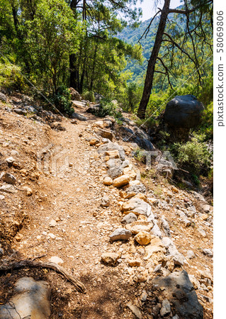 Rocks on hillside lovely landscapes Rocks on hillside lovely landscapes 58069806