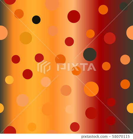 Glowing circle pattern. Seamless vector 58070115