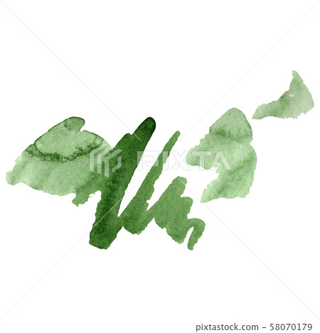 Abstract watercolor paper splash shapes isolated drawing. Illustration aquarelle for background. Abstract watercolor paper splash shapes isolated drawing. Illustration aquarelle for background. 58070179