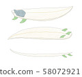 Surfboard illustration (short board) 58072921