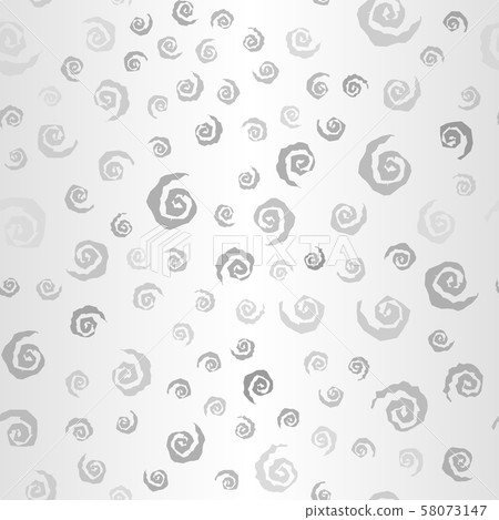 Glowing silver spiral pattern. Seamless vortex Glowing silver spiral pattern. Seamless vortex 58073147
