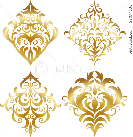 Western-style decoration gold 58074536