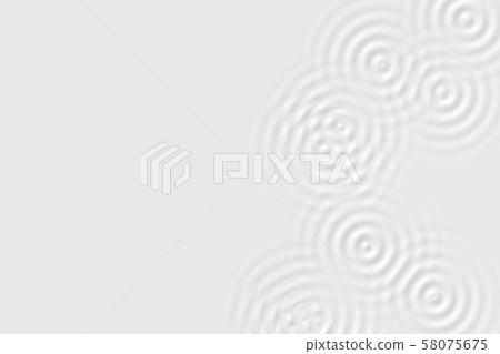 Abstract of many white oil ripples on gray 58075675