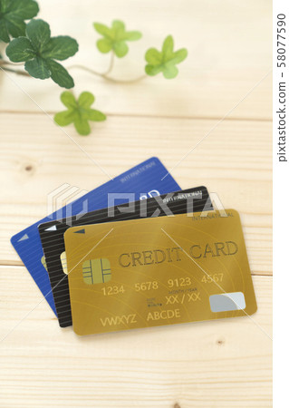 Credit card Gold card Credit card Gold card 58077590