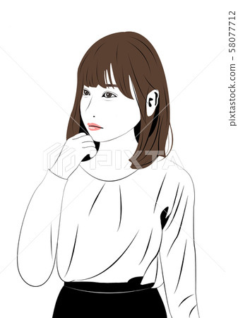 女性夫人雌 58077712