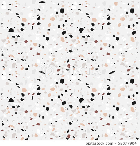 Terrazzo seamless pattern. Pastel colors... - Stock Illustration [58077904]  - PIXTA