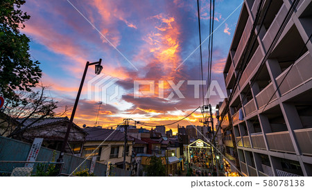 矢中市日落美景 矢中市日落美景 58078138