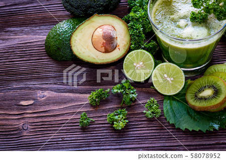 Healthy Juice. Green smoothie 58078952
