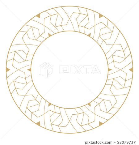 Linear decorative frame. 58079737