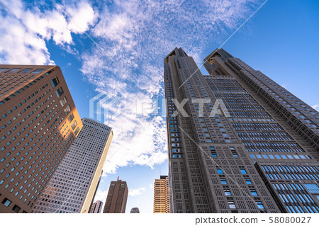 "Tokyo" The dawn of Tokyo, Shinjuku subcenter 58080027