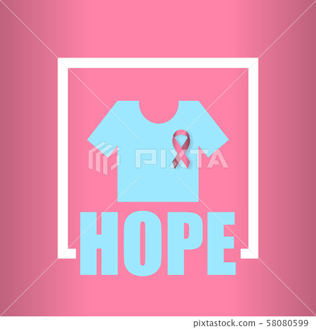 Pink ribbon world breast cancer awareness Vector Image