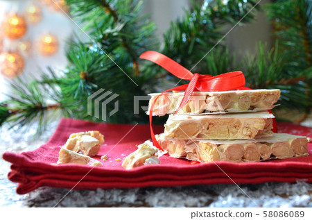 Spanish Christmas sweet 58086089