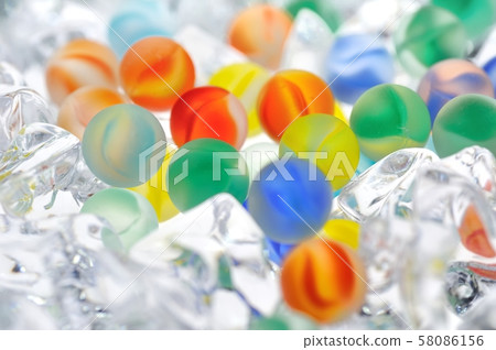 Full of matte marbles 58086156