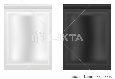 Face mask package. Facial cosmetic sachet collagen Face mask package. Facial cosmetic sachet collagen 58086650