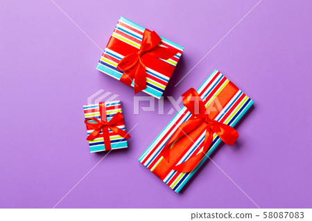 wrapped Christmas or other holiday handmade 58087083