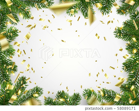 Design of Christmas background with copy space 58089171