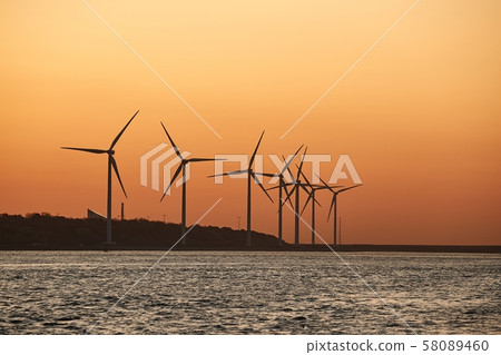 Wind power turbines Wind power turbines 58089460
