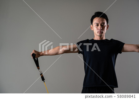 運動員做管訓練 58089841