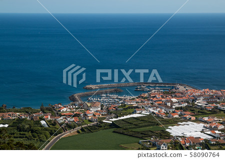 Vila Franca do Campo aerial view, Azores Vila Franca do Campo aerial view, Azores 58090764