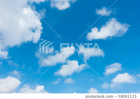 Blue sky cloud background material image Blue sky cloud background material image 58091115