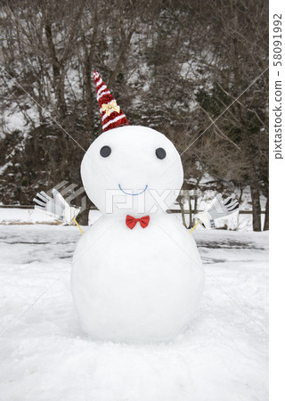[冬季圖片]雪人 58091992